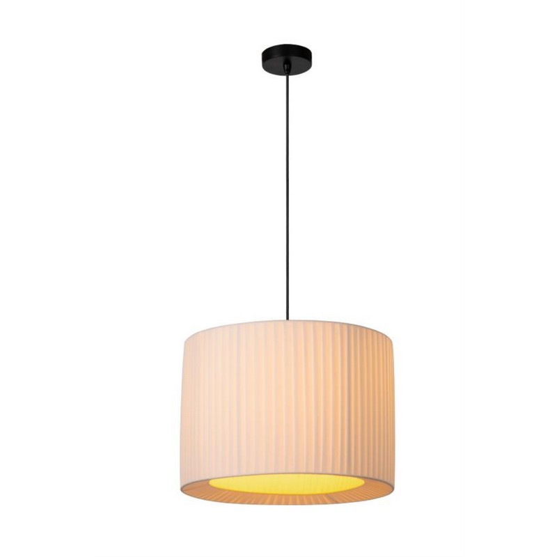 Lucide FOLD Hanglamp Ø 40 cm 1xE27 Wit - Afbeelding 9