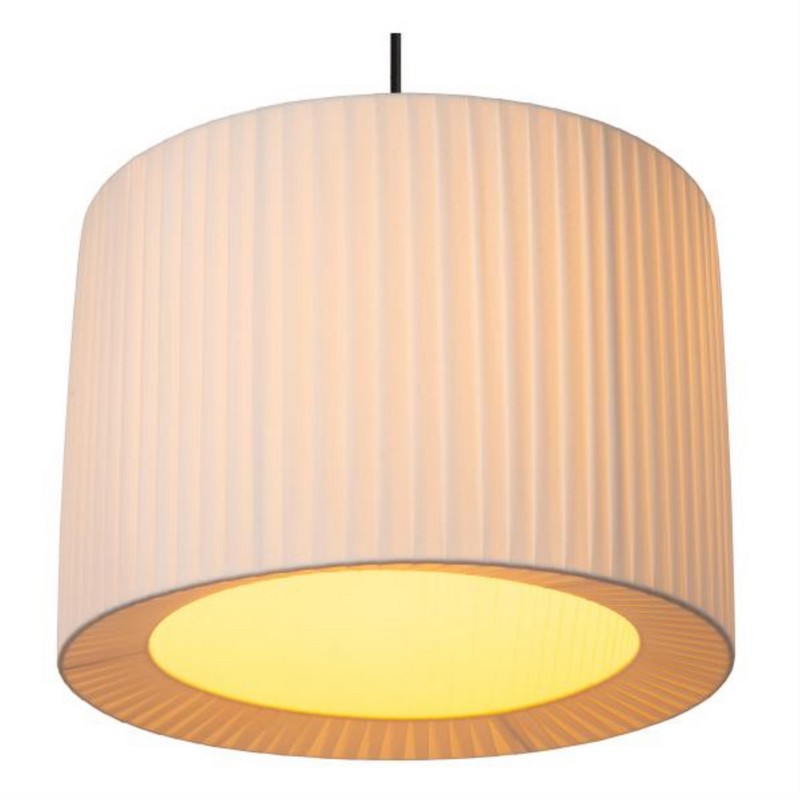Lucide FOLD Hanglamp Ø 40 cm 1xE27 Wit - Afbeelding 3