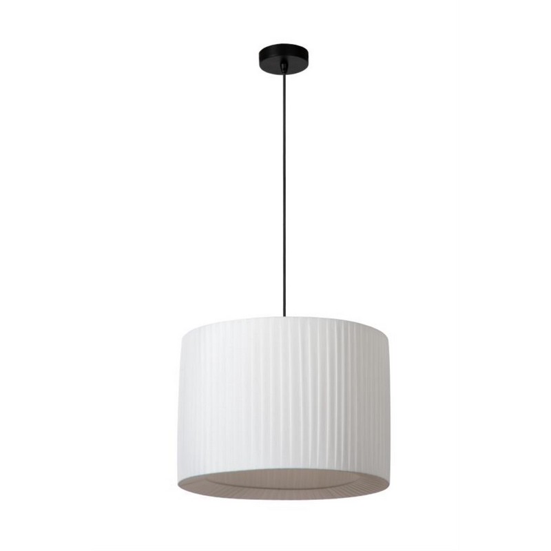 Lucide FOLD Hanglamp Ø 40 cm 1xE27 Wit - Afbeelding 2