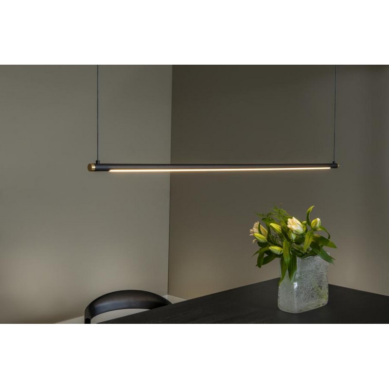Lucide Premium MARNIK Hanglamp Ø 2,5 cm LED Dimb. CCT 1x22W 2700K/4000K Handbewegingssensor Zwart - Afbeelding 7