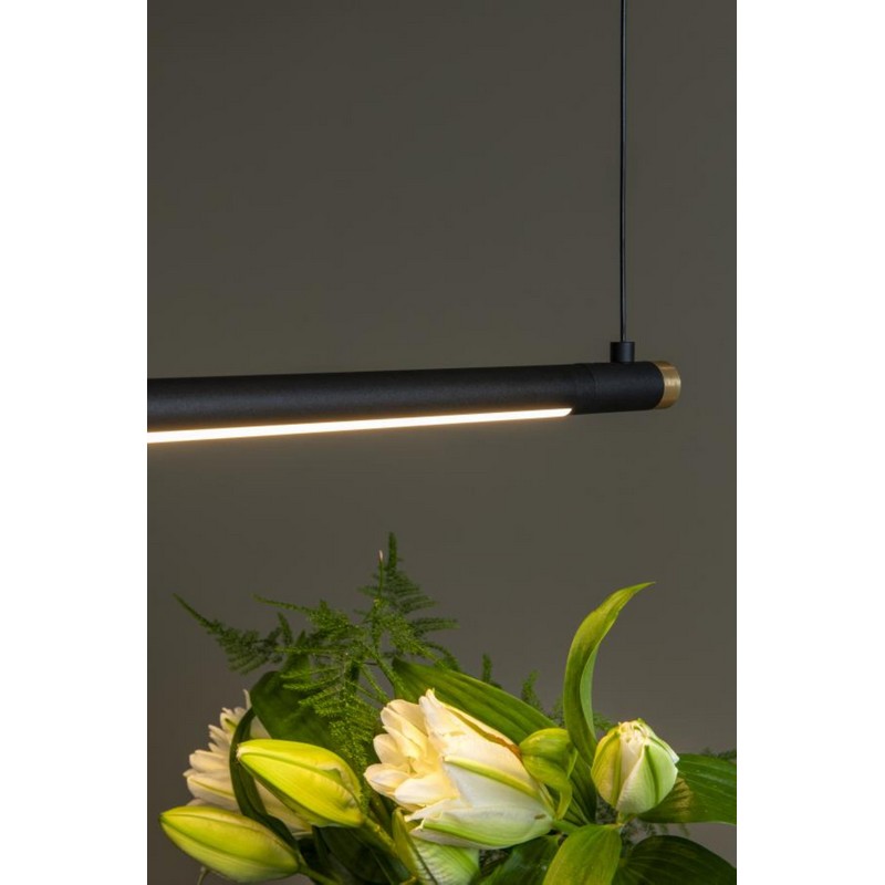 Lucide Premium MARNIK Hanglamp Ø 2,5 cm LED Dimb. CCT 1x22W 2700K/4000K Handbewegingssensor Zwart - Afbeelding 8