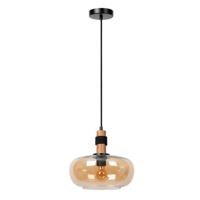 Lucide ILONA Hanglamp Ø 30 cm 1xE27 Amber - Afbeelding 2