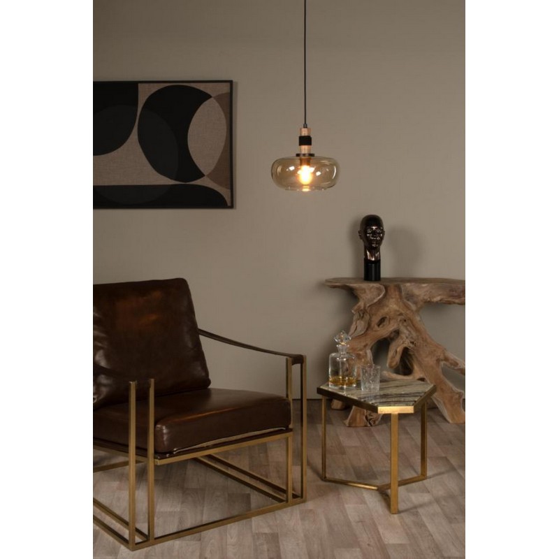 Lucide ILONA Hanglamp Ø 30 cm 1xE27 Amber - Afbeelding 7
