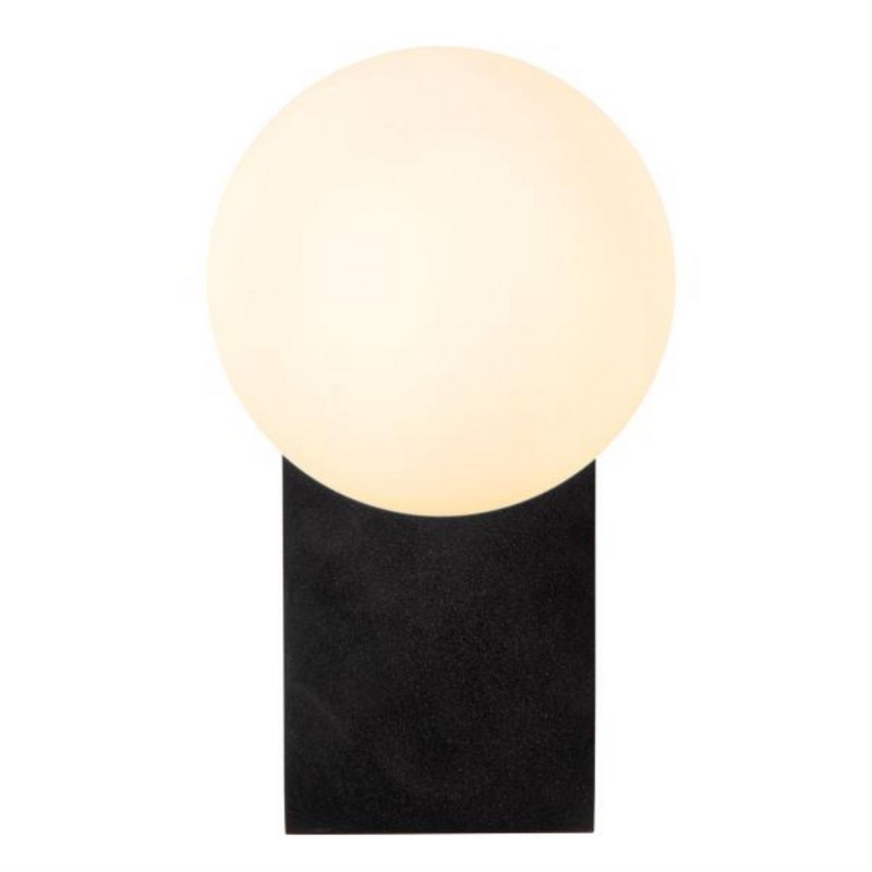 Lucide TASSA Wandlamp Badkamer LED Dim to warm 1x10W 1800K/3000K IP44 Zwart - Afbeelding 2