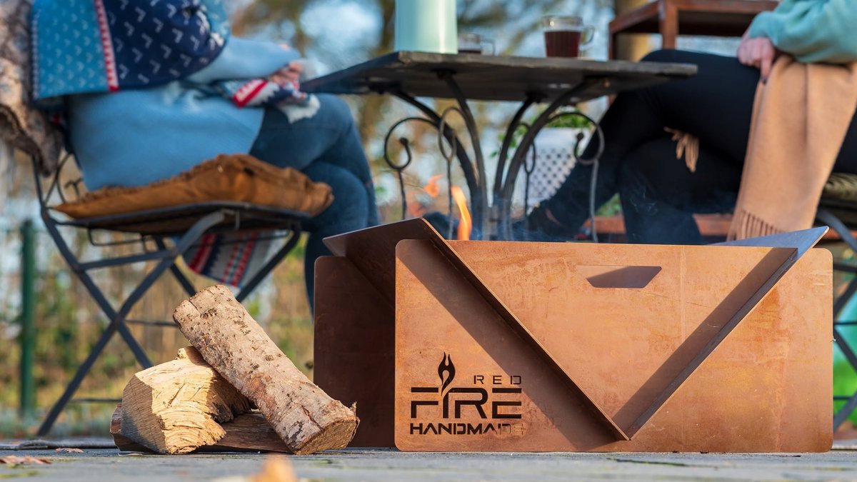 RedFire V Vuurschaal Handmade Roest - Afbeelding 5