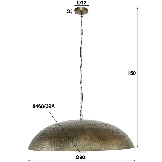 Hanglamp eettafel industrieel - Afbeelding 5