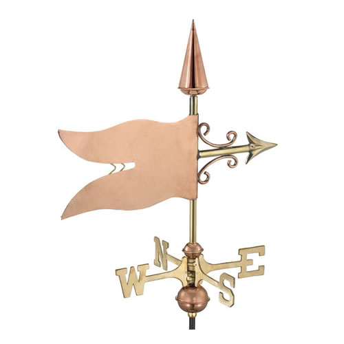 Windwijzer Banier 3D Design koper - Afbeelding 2